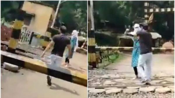 راننده قهرمان، زن در حال خودکشی را نجات داد