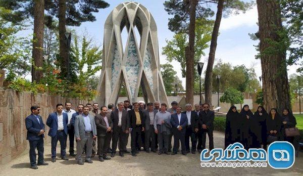 تور آشنایی قضات دادگستری با جاذبه های گردشگری نیشابور برگزار گشت