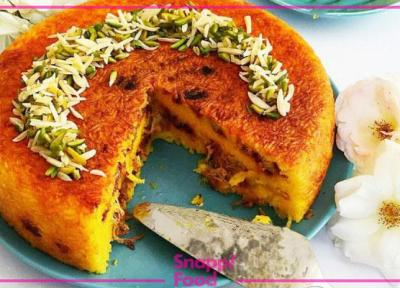 طرز تهیه ته چین کشمش پلو گرگانی به روش محلی